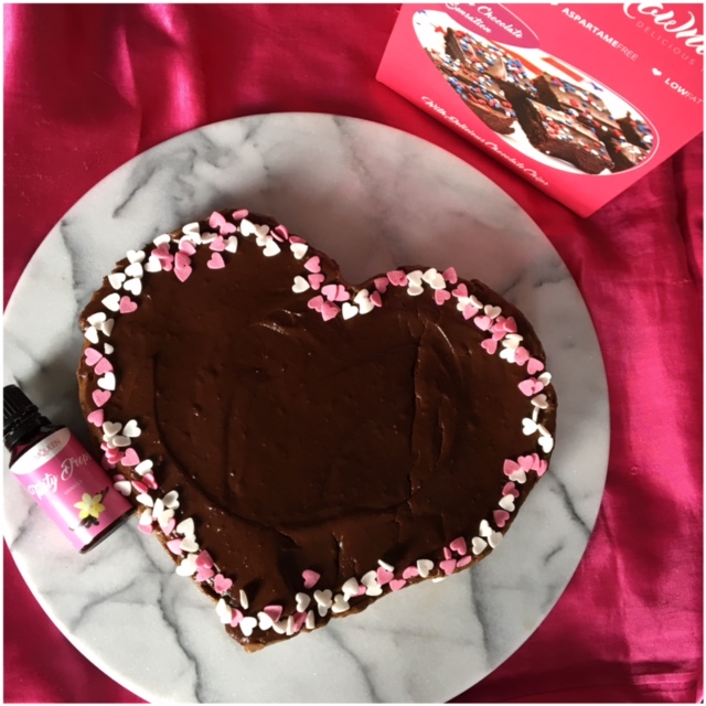 Happy Healthy Valentine’s chocolate cake