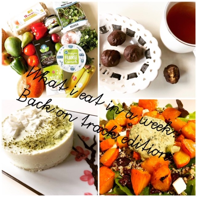 What i eat in a week: back on track edition