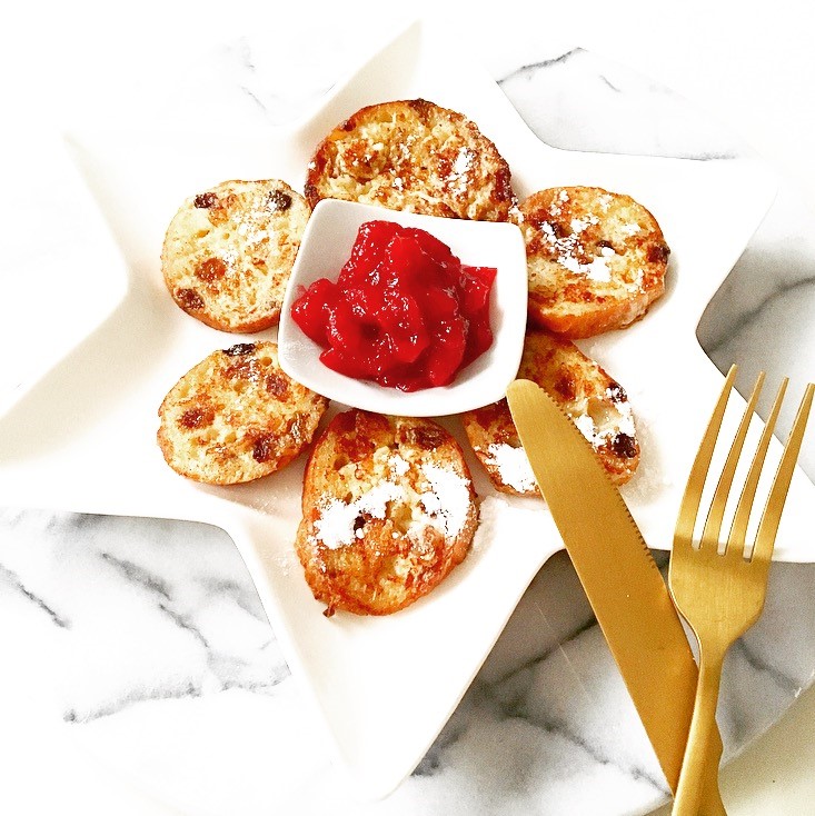 Oliebol wentelteefjes