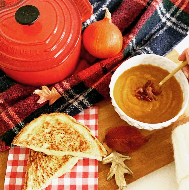 Sweet potato pumpkin soup