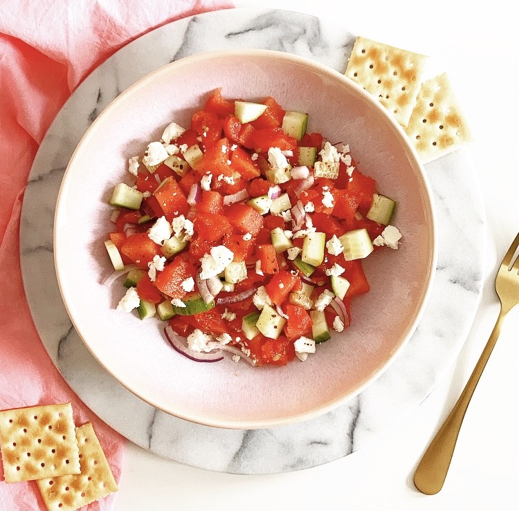 Watermelon salad