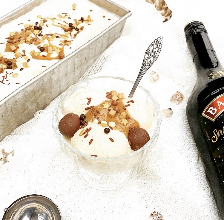 Salted Caramel Baileys Ice cream