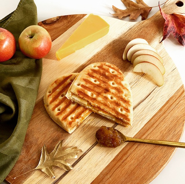 Cheddar Apple Panini